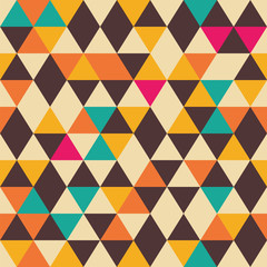 Pattern with triangles.