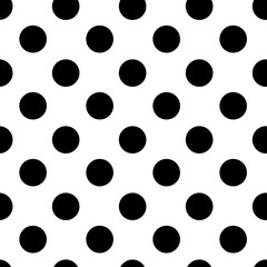 Polka Dots seamless pattern.Textile ink brush strokes texture in Pop Art style.Handdrawn trendy design for a logo, cards, invitations, posters