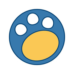 Footprint animal symbol