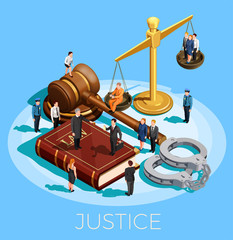 System Of Justice Concept