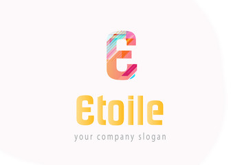 letter E logo Template for your company