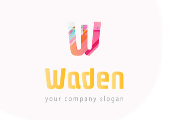 letter W logo Template for your company