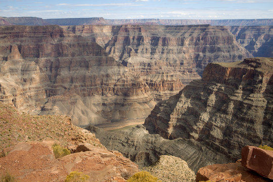 The West Rim of the Grand Canyon in Arizona