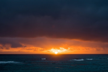 Beautiful Hawaiin Beach at Sunrise