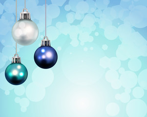 Fototapeta na wymiar Christmas Holiday Ornaments Template Background Illustration