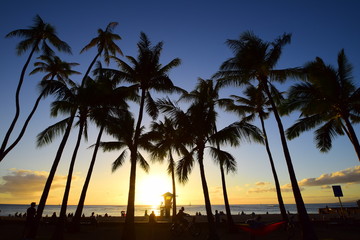 Hawaiian sunset