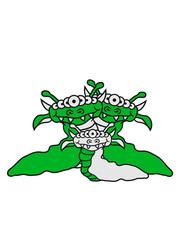 kind kleines junges familie eltern verliebt liebe 2 freunde paar pärchen schlange raupe wurm klein süß niedlich augen viele monster horror halloween comic cartoon clipart