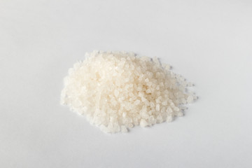 sea salt white background