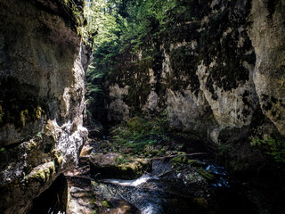 Twannbachschlucht Switzerland with Drone