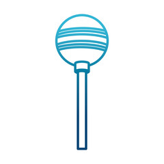 Lollipop candy isolated