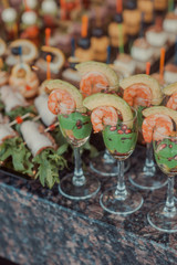 wedding buffet table