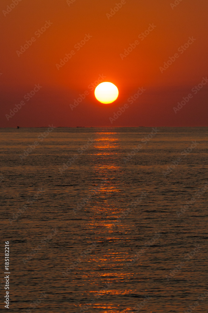 Wall mural Sunset on Ifaty Beach