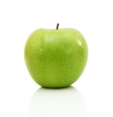 Green Apple on white