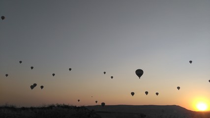 Cappadocia - Hot Air Balloons - Sunset