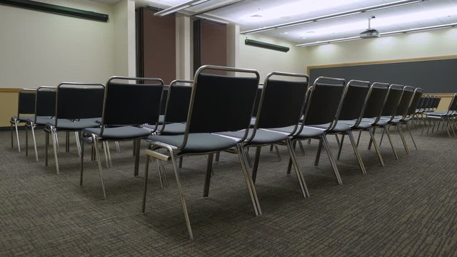 An empty venue at a convention center