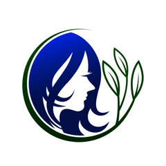 Obraz premium Beauty and fashion logo vector template