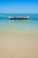 Obraz premium Malagasy outrigger canoe