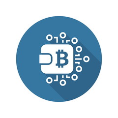 Bitcoin Wallet Icon.