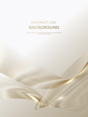 Image of Abstract background of luxury gold lines printed on Printed Glass Splashbacks