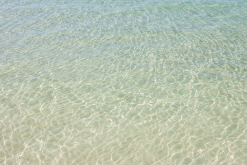 Clear waters of the lagoon