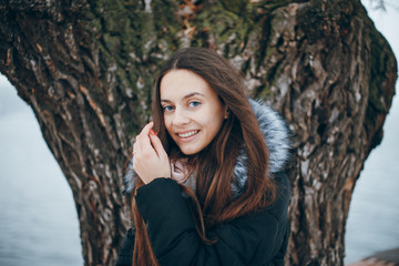 girl in park