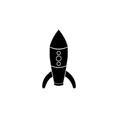 spacecraft toy icon. Children toys Icon. Premium quality graphic design. Signs, symbols collection, simple icon for websites, web design, mobile app