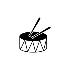Drum toy Icon. Children toys Icon. Premium quality graphic design. Signs, symbols collection, simple icon for websites, web design, mobile app