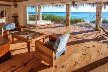 Inside a luxurious suite