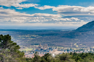 El Escorial monastery near Madrid, Spain.