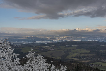 View from Semnicka rock in west Bohemia