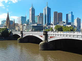 Naklejka premium Melbourne City