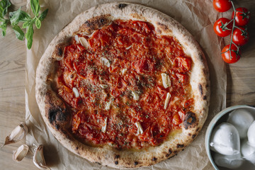 Homemade Italian pizza