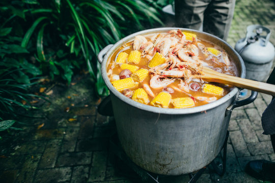 Huge Pot of Gumbo