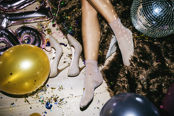 Drunk people in a party