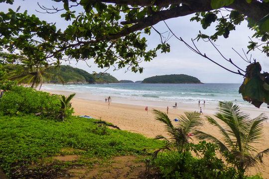 A view of Nai Harn beach in the south of Phuket, Thailand
