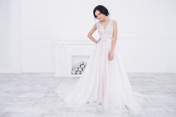 Fototapeta na wymiar elegant wedding dress