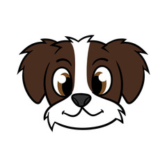Cartoon Fuzzy Dog