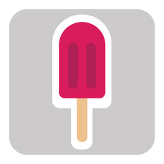 Ice cream vector icon isolated on background. Trendy sweet symbol. Logo