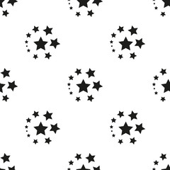 Star seamless pattern. Cute kids star seamless pattern. Seamless patter with stars. Star background. Babies fashion. Vector illustration, eps 10