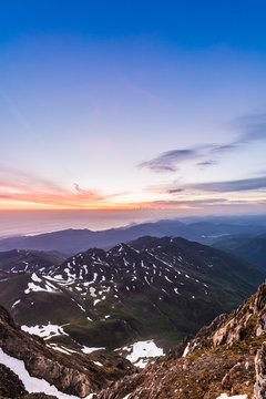 North eastern viewpoint of Pic du Midi, France