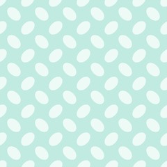 Seamless geometric pattern, easter eggs on light green background, stripes abstract template, vector illustration