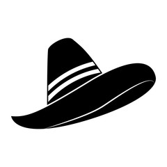 mexican hat isolated icon vector illustration design