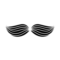 mexican mustache isolated icon vector illustration design