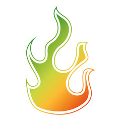 fire flame isolated icon vector illustration design