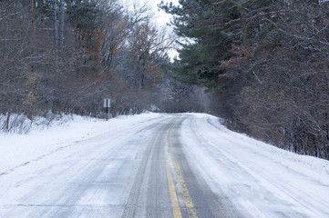 Fototapeta premium Icy Road
