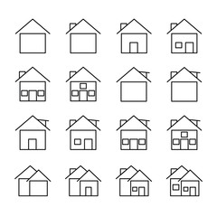 Fototapeta premium house icon vector