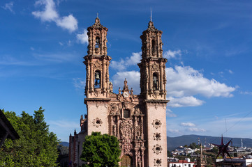 Fototapeta na wymiar Cathédrale Santa Prisca de Taxco, Mexique
