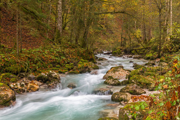 Hammersbach bei Grainau im Herbst