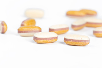 pills isolated on white