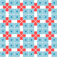 abstract seamless pattern with squares